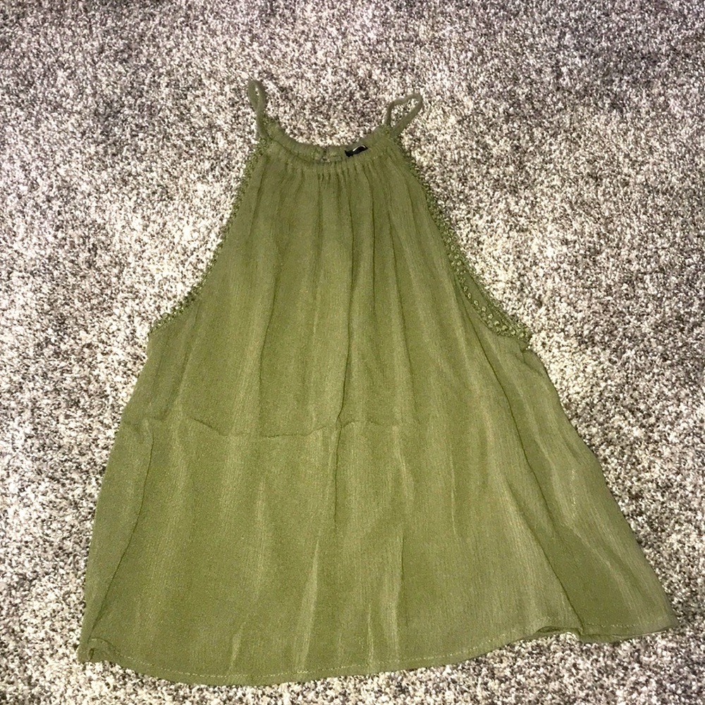 Divided Brand Tank Top Green Size 4 or Small Great Condition
